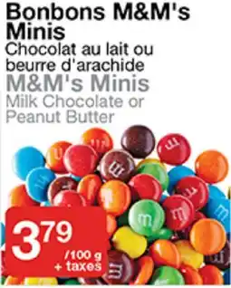 Bulk Barn Bonbons M&M's Minis offer