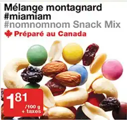 Bulk Barn Melange montagnard offer