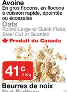 Bulk Barn Avoine offer