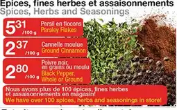 Bulk Barn Epices, tines nerbes et assaisonnements offer