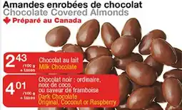 Bulk Barn Amandes enrobees de chocolat offer