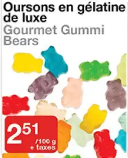 Bulk Barn Oursons en gelatine de luxe offer