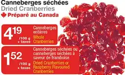 Bulk Barn Canneberges séchées offer