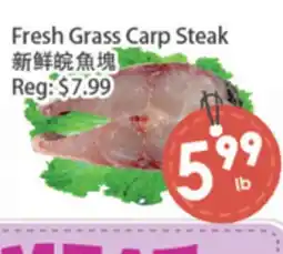 Fresh Palace Supermarket Fresh Grass Carp Steak offer