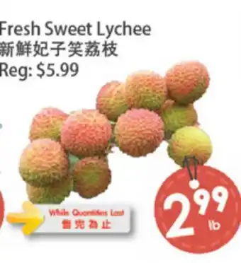 Fresh Palace Supermarket Fresh Sweet Lychee offer