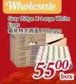Tone Tai Supermarket Gray Ridge X-Large White Eggs offer