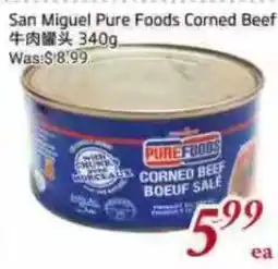 Tone Tai Supermarket San Miguel Pure Foods Corned Beef offer