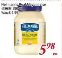 Tone Tai Supermarket Hellmanns Real Mayonnaise offer