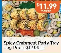 Blue Sky Supermarket Spicy Crabmeat Party Tray offer