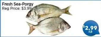 Blue Sky Supermarket Fresh Sea-Porgy offer