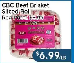 Blue Sky Supermarket CBC Beef Brisket Sliced Roll offer