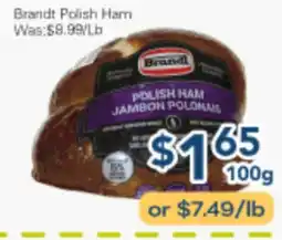 Oceans Fresh Food Market Brandt Polish Ham offer
