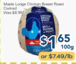 Oceans Fresh Food Market Maple Lodge Chicken Breast Roast Cooked offer