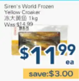 Oceans Fresh Food Market Siren's World Frozen Yellow Croaker offer