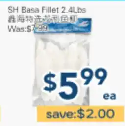 Oceans Fresh Food Market SH Basa Fillet 2.4Libs offer