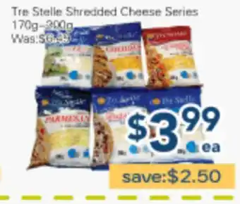Oceans Fresh Food Market Tre Stelle Shredded Cheese Series offer