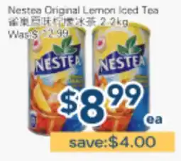 Oceans Fresh Food Market Nestea Original Lemon Iced Tea offer