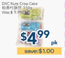 Oceans Fresh Food Market DXC Nuts Crisp Cake offer