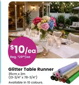 Fabricland Glitter Table Runner offer
