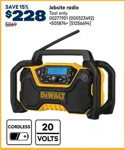 RONA Jobsite radio offer