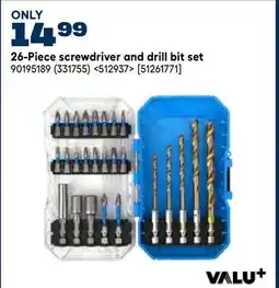 RONA VALU+ 26-Piece screwdriver and drill bit set offer