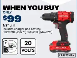 RONA CRAFTSMAN 1/2 drill offer