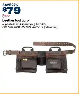RONA DEWALT Leather tool apron offer