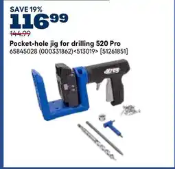 RONA Kreg Pocket-hole jig for drilling 520 Pro offer
