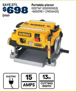 RONA DEWALT Portable planer offer