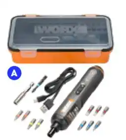 RONA Worx Screwdriver with 12 bits offer