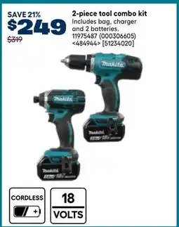 RONA Makita 2-piece tool combo kit offer