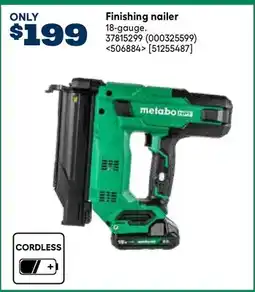 RONA Metabo HPT Finishing nailer offer