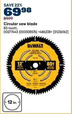 RONA DEWALT Circular saw blade offer