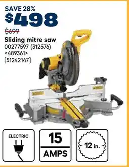 RONA DEWALT Sliding mitre saw offer