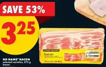 No Frills No name bacon offer