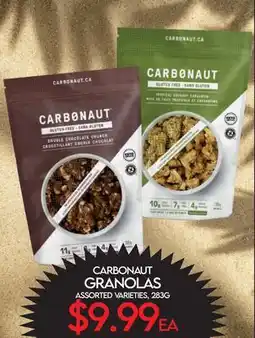 Fiesta Farms CARBONAUT GRANOLAS offer