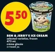 No Frills Ben & jerry's ice cream offer