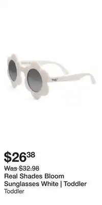 Well Real Shades Bloom Sunglasses White | Toddler offer
