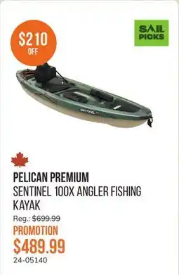Sail Sentinel 100X Angler Fishing Kayak offer