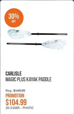 Sail Magic Plus Kayak Paddle offer
