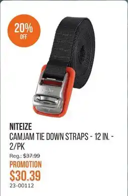 Sail CamJam Tie Down Straps - 12 in. - 2/PK offer