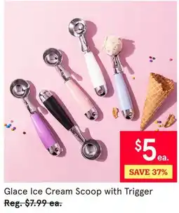 Kitchen Stuff Plus Glace Ice Cream Scoop with Trigger offer