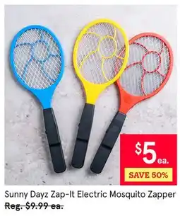 Kitchen Stuff Plus Sunny Dayz Zap-It Electric Mosquito Zapper offer
