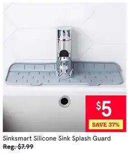 Kitchen Stuff Plus Sinksmart Silicone Sink Splash Guard offer