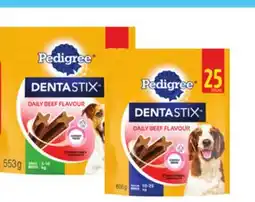 Petsmart Pedigree DentaStix dog treats offer