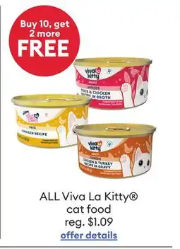 Petsmart Viva La Kitty cat food offer