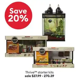 Petsmart Thrive starter kits offer