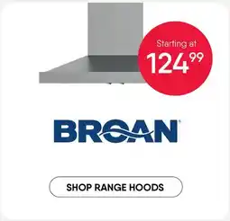 Meubles RD BROAN RANGE HOODS offer