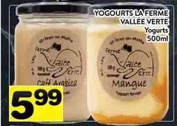 Supermarché PA YOGOURTS LA FERME VALLÉE VERTE | Yogurts offer