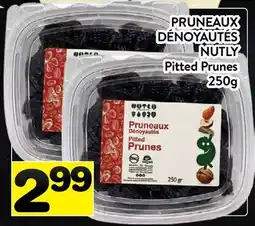 Supermarché PA PRUNEAUX DÉNOYAUTES NUTLY | PITTED PRUNES offer